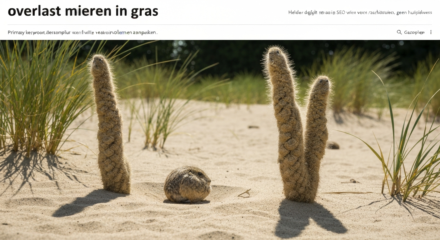 Gazon met meerdere kleine mierenbultjes en zicht op terrasrand