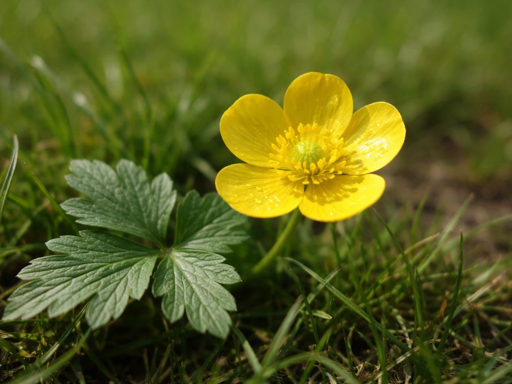kruipende boterbloem bestrijden gazon